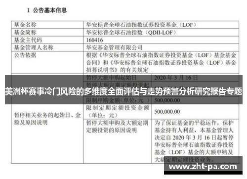 美洲杯赛事冷门风险的多维度全面评估与走势预警分析研究报告专题 美洲杯赛事冷门风险的多维度全面评估与走势预警分析研究报告专题