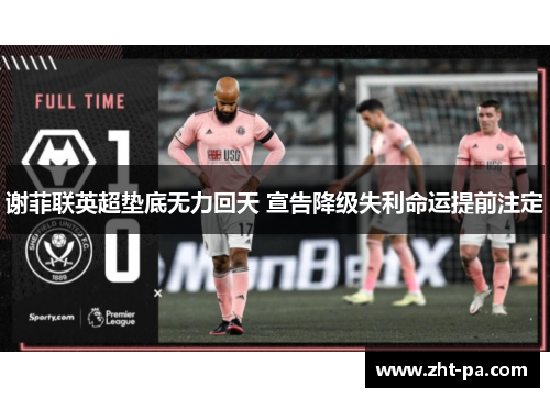 谢菲联英超垫底无力回天 宣告降级失利命运提前注定